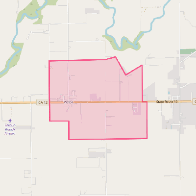 Map of Victor