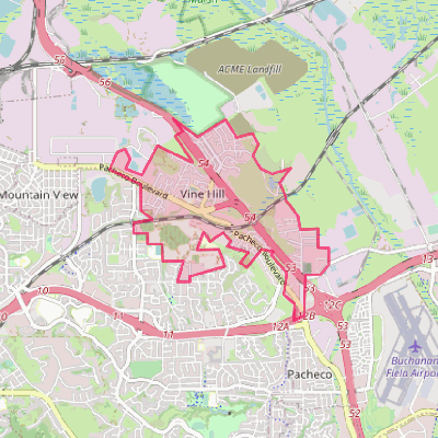 Map of Vine Hill