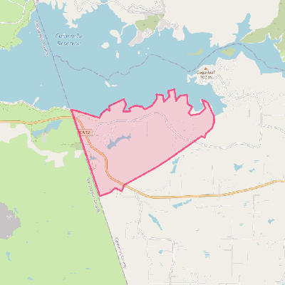 Map of Wallace