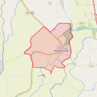 Map of Walnut Grove