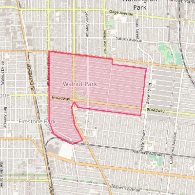 Map of Walnut Park