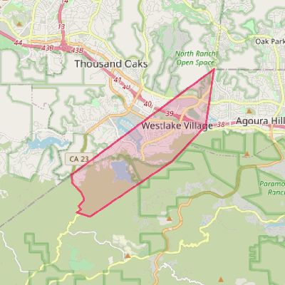 Map of Westlake Village