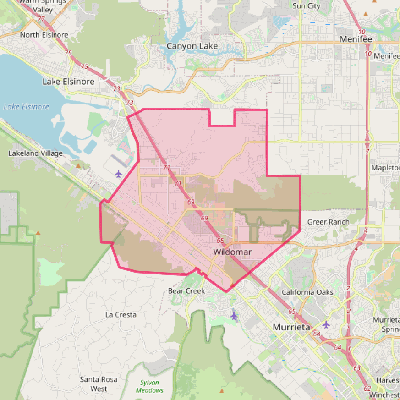 Map of Wildomar