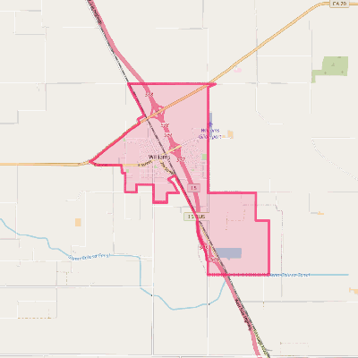 Map of Williams