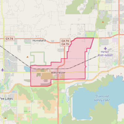 Map of Winchester