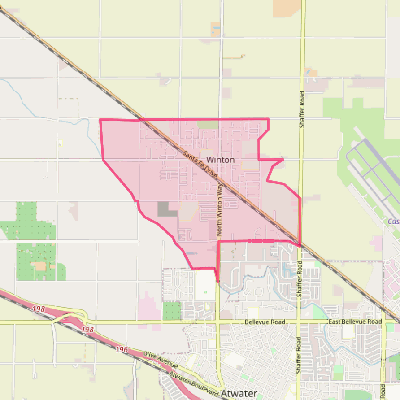 Map of Winton