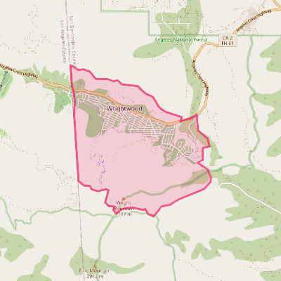 Map of Wrightwood