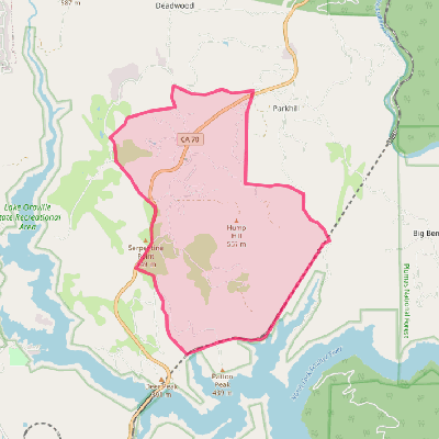 Map of Yankee Hill