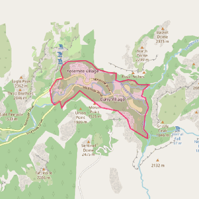 Map of Yosemite Valley