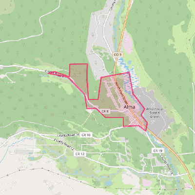 Map of Alma