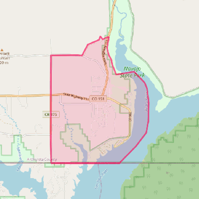 Map of Arboles