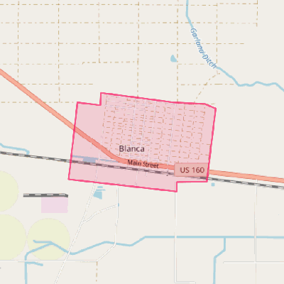 Map of Blanca