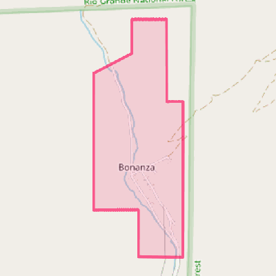 Map of Bonanza