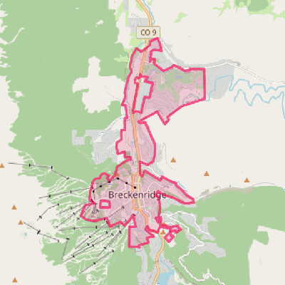 Map of Breckenridge