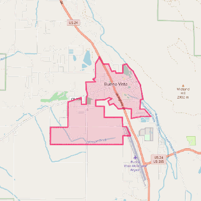 Map of Buena Vista