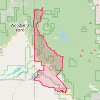 Map of Cascade-Chipita Park