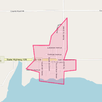 Map of Cheraw