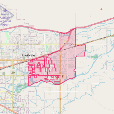 Map of Clifton