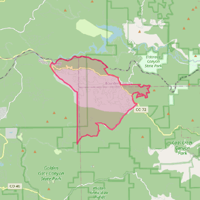 Map of Coal Creek