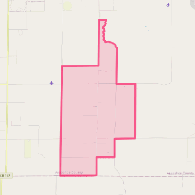 Map of Comanche Creek