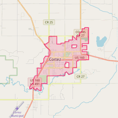 Map of Cortez