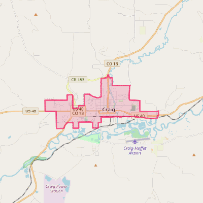 Map of Craig