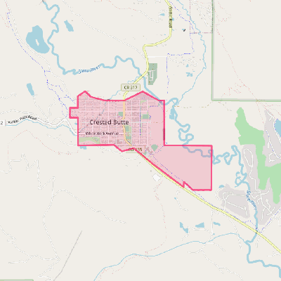 Map of Crested Butte