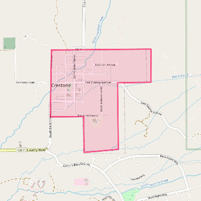 Map of Crestone