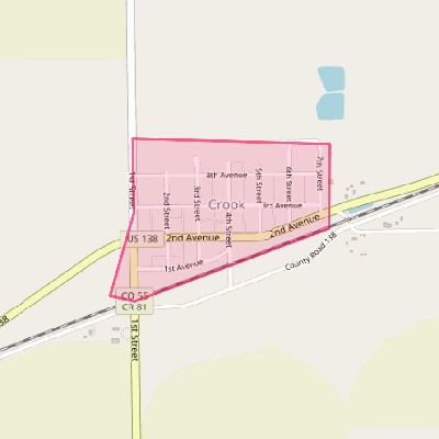 Map of Crook