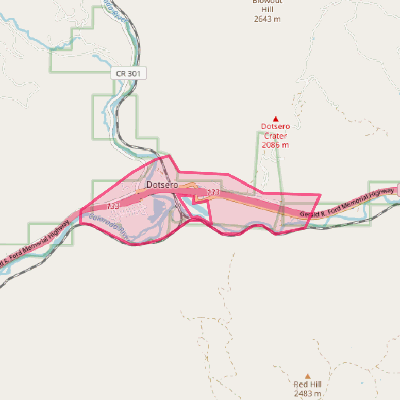 Map of Dotsero