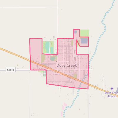 Map of Dove Creek