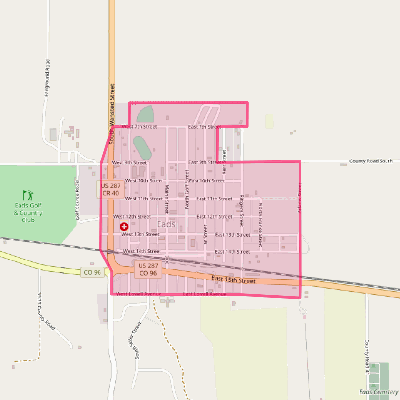 Map of Eads