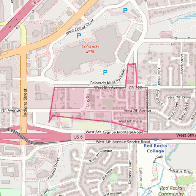 Map of East Pleasant View