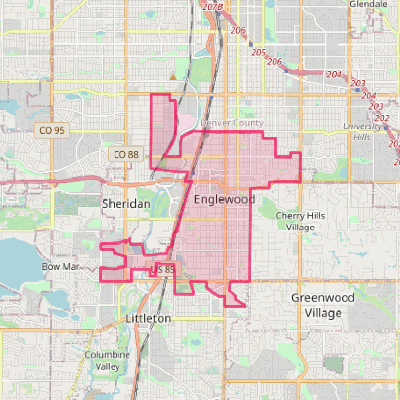 Map of Englewood