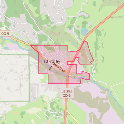 Map of Fairplay