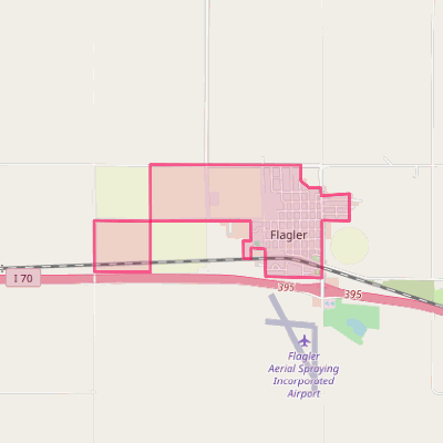 Map of Flagler