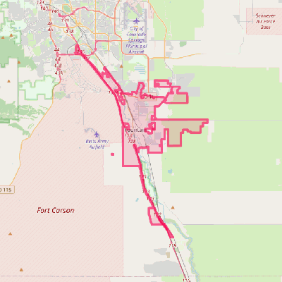 Map of Fountain