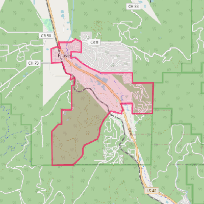 Map of Fraser