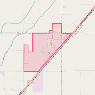 Map of Gilcrest