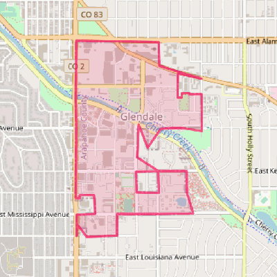 Map of Glendale