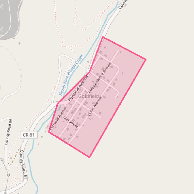 Map of Goldfield