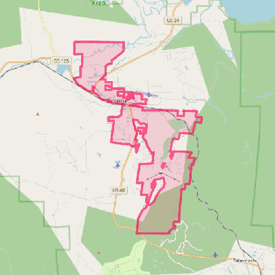 Map of Granby