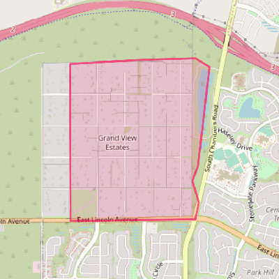 Map of Grand View Estates