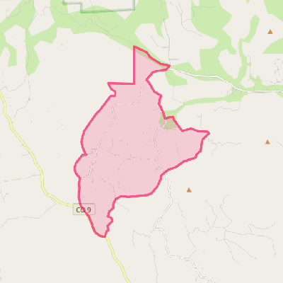 Map of Guffey