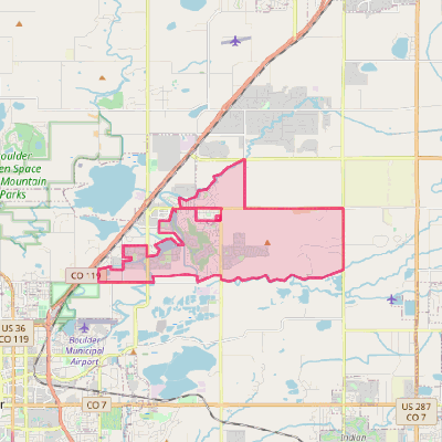 Map of Gunbarrel