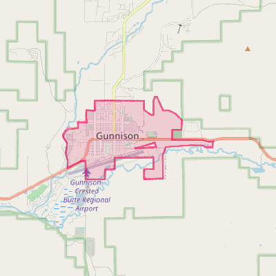 Map of Gunnison