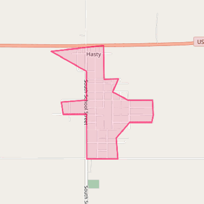 Map of Hasty