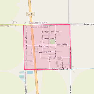 Map of Hooper