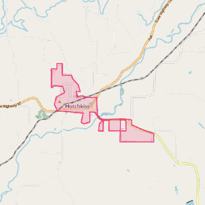 Map of Hotchkiss