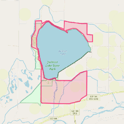 Map of Jackson Lake